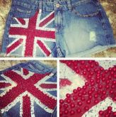 Short bandeira Inglaterra