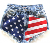 Short bandeira EUA