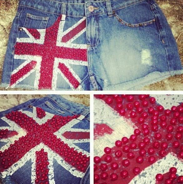 Short bandeira Inglaterra